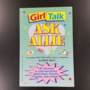 Vintage | Girl Talk: Ask Allie by Alison Bell - Paperback Book